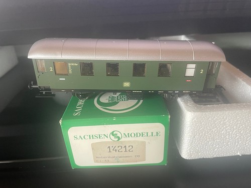 Sachsenmodelle H0 14212.1 Nebenbahnwagen 2. Kl. der DB  TOP + OVP | Zustand: Neu