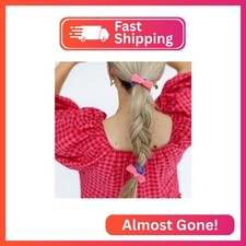 Kaxi, Two Toned Bow Slick Back Ponytails, No Damange Elastic Stylish, Pack of