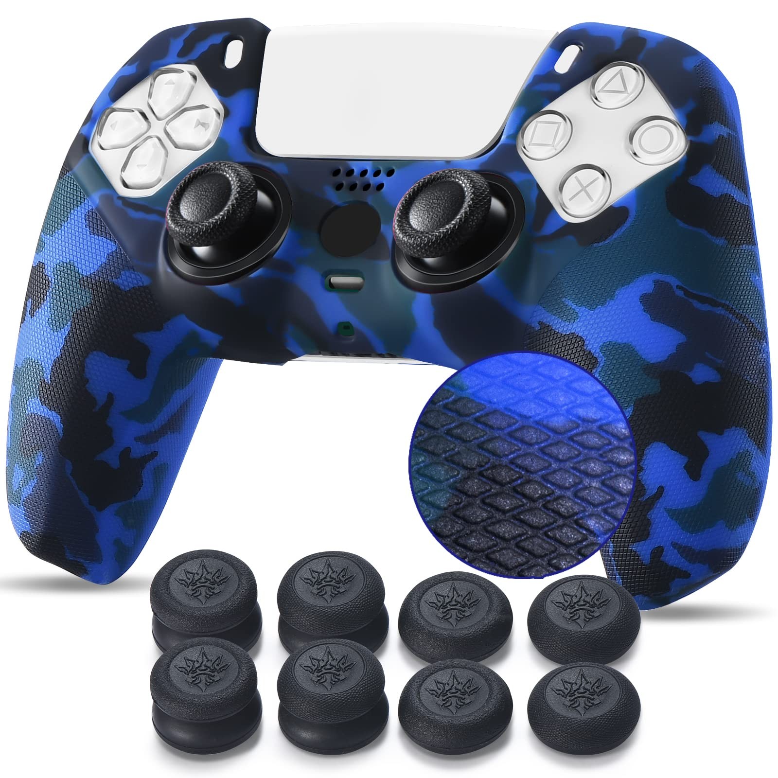 Autocollants en silicone PS5 pour jouer entre amis dans le salon