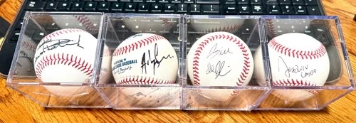 Lot #8 - (4) Unknown Signed Baseballs