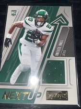 2022 Panini Playbook Next Up #NU-14 Breece Hall Patch RC New York Jets 
