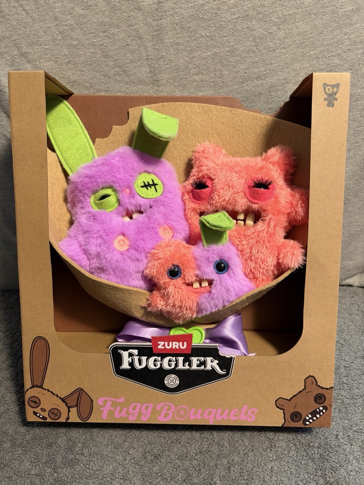 NEW 2026 Fuggler Fugg Bouquets SWEET HONEY Funny-Ugly Monster Mom Dad & Baby