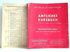 Amtliches Kursbuch der Deutschen Reichsbahn. Sommerfahrplan 1957. Gültig vom 2. 