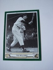 2005 Upper Deck Origins Green baseball Ted Williams card #136 NM or better
