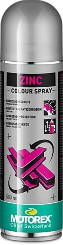 Vernis Zinc MOTOREX aérosol antirouille pour réparer les pièces soudées
