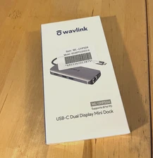 Wavlink USB-C Dual Display Mini Dock WL-UHP504 NEW