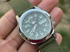Vintage 📌 Seiko5 7S26  Dial Thai Numbers green face show the machine Mod