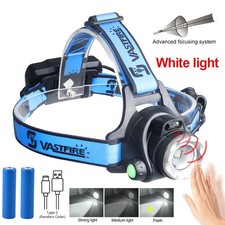 White LED Headlamp USB Rechargeable Light Home Decoration Headlamp Motion Sensor