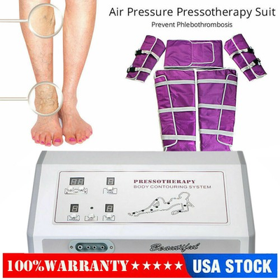 #ad Pressotherapy Air Pressure Suit Body Relaxation Lymphatic Drainage Massager $297.29