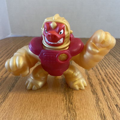 Heroes of Goo JIT Zu Galaxy Attack Sun Fire Blazagon Figure Super Squishy Gold