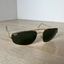 Vintage B L Ray-Ban W0962 GEP Arista G15 Sunglasses Gold Frames READ DESC 58-17