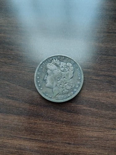 1880 P Morgan Silver Dollar - VG, Toning, Couple Rim Dings