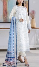 Pakistani Lawn Embroidery Kameez Shalwar 3XL Bust 50