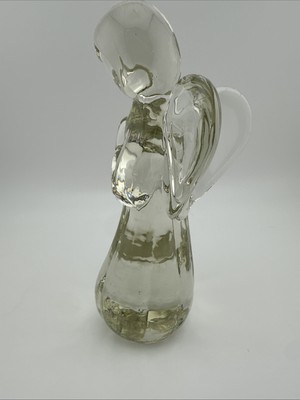 Lindstrom Crystal Glass Praying Angel Figurine 6.5 x 2.5