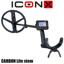 XP ICON X Metal Detector Fast Multi Frequency Lite Carbon Stem XP