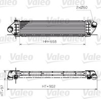 1X Valeo 818246 LadeluftküHler FüR Ford Volvo