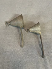 Antique Ice Cream Scooper Turn Key Cone Shaped Dippers