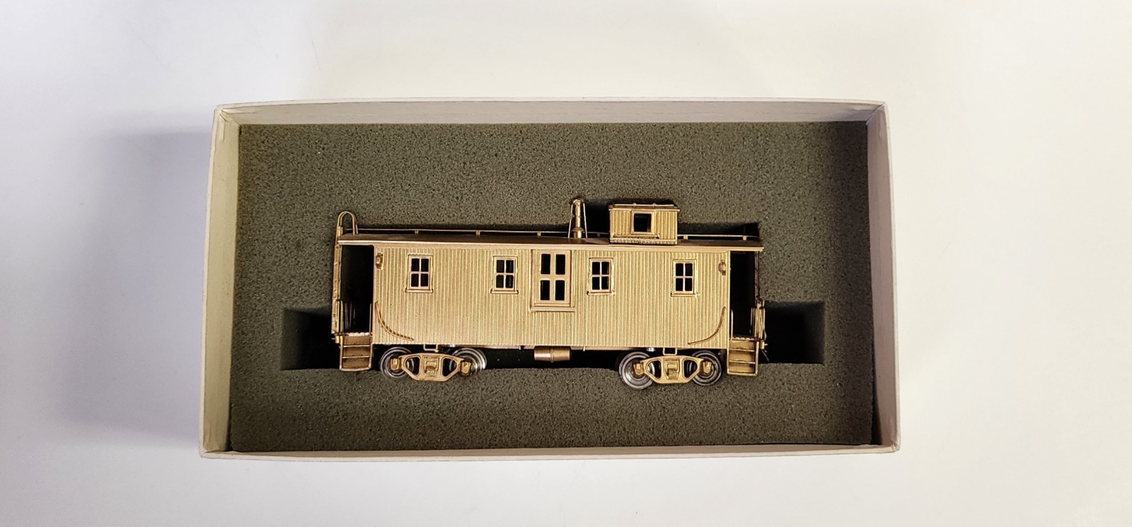 HO Brass Model - PB Precision Brass 0280 IC Illinois Central Wood Caboose