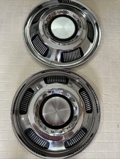 Oem 1966 1967 Mercury Comet Hubcaps Hub Caps Wheel Covers Set Of 2 Like New 