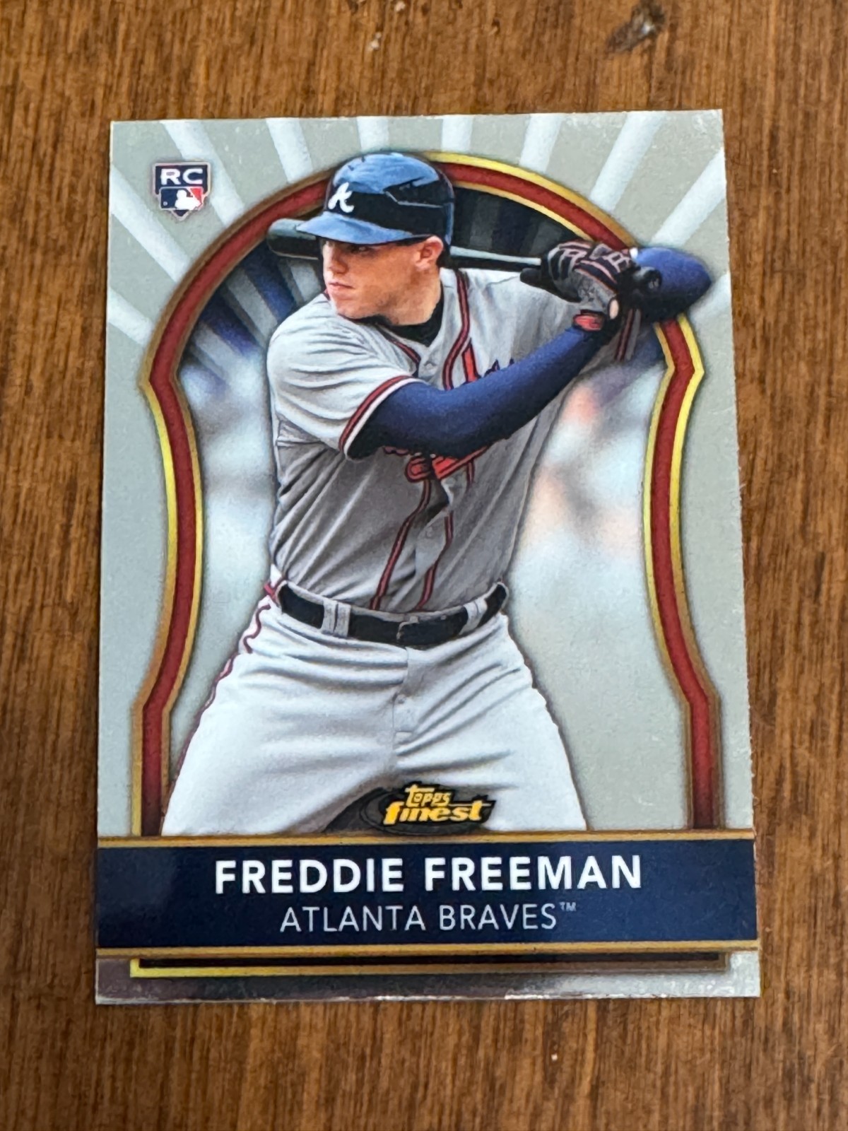 2011 Topps Finest - Freddie Freeman #72 (RC) Atlanta Braves