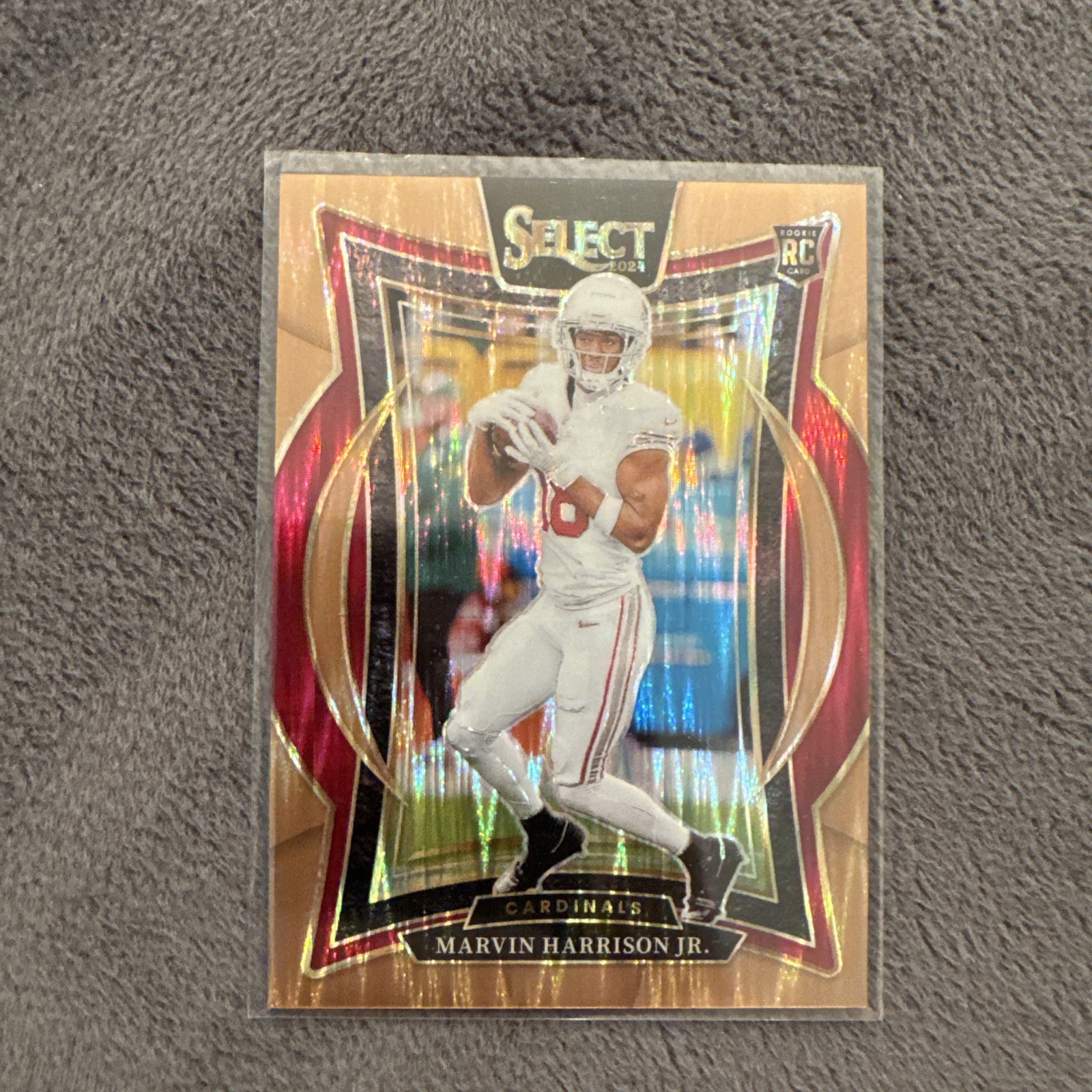 2024 Panini Select Concourse Marvin Harrison Jr. /299 Copper Shock Prizm (RC)