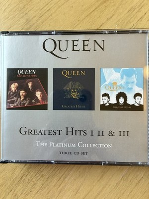 Queen Greatest Hits 1,2, 3 The Platinum Collection Three CD Set Rock 70s 80s
