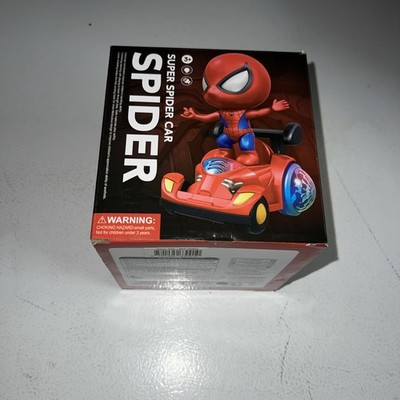 Spiderman Action Figure Dance Super Hero Robot Toy Dancing Car Music Lights Kids