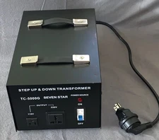 Seven Star TC-5000G Step up & down Transformer 110 - 240v (5000W)