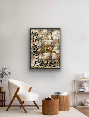Original Acryl auf Leinwand Kunstwerk Gemälde. Signiert. 1-OF-1. Von Project: 101