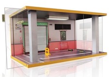 Display Case for 1/18 Diecast Cars,Acrylic Off Road-3 Open Side, Pink