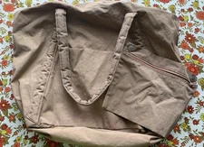 BAGGU Travel Cloud Bag Tote Packable Detachable Pocket Pouch Nylon Washable