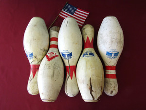 Bowling pins used Amflite II & Brunswick