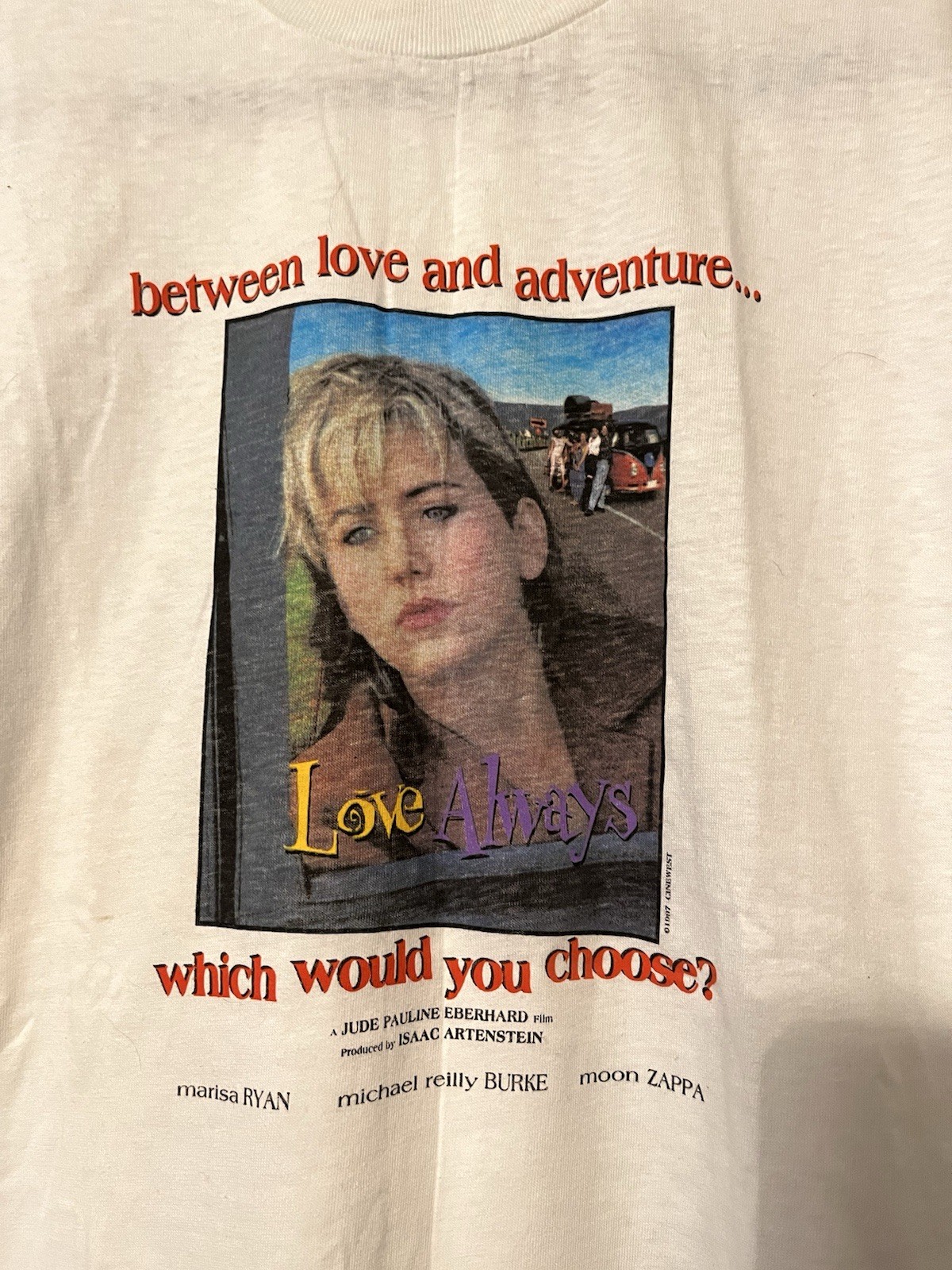 Vtg 90s Love Always Movie Promo Shirt Large Single Stitch Tv Show