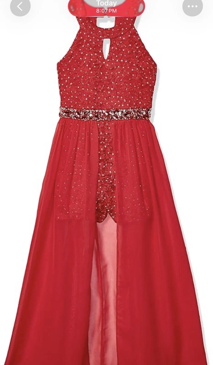 Girls 7-20 Speechless Velvet Mesh Long Sleeve Dress in Regular and Plus Size
