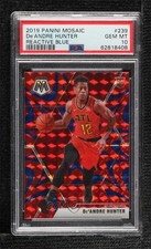 2019 Mosaic Rookies Reactive Blue Prizm De'Andre Hunter #239 PSA 10 GEM MT 0sm7