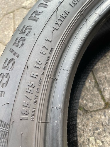 2x Continental WinterContat TS860 185/55 R16 87T XL M+S Winter DOT2018 7,5 mm EXCELENTE - Imagen 12 de 13