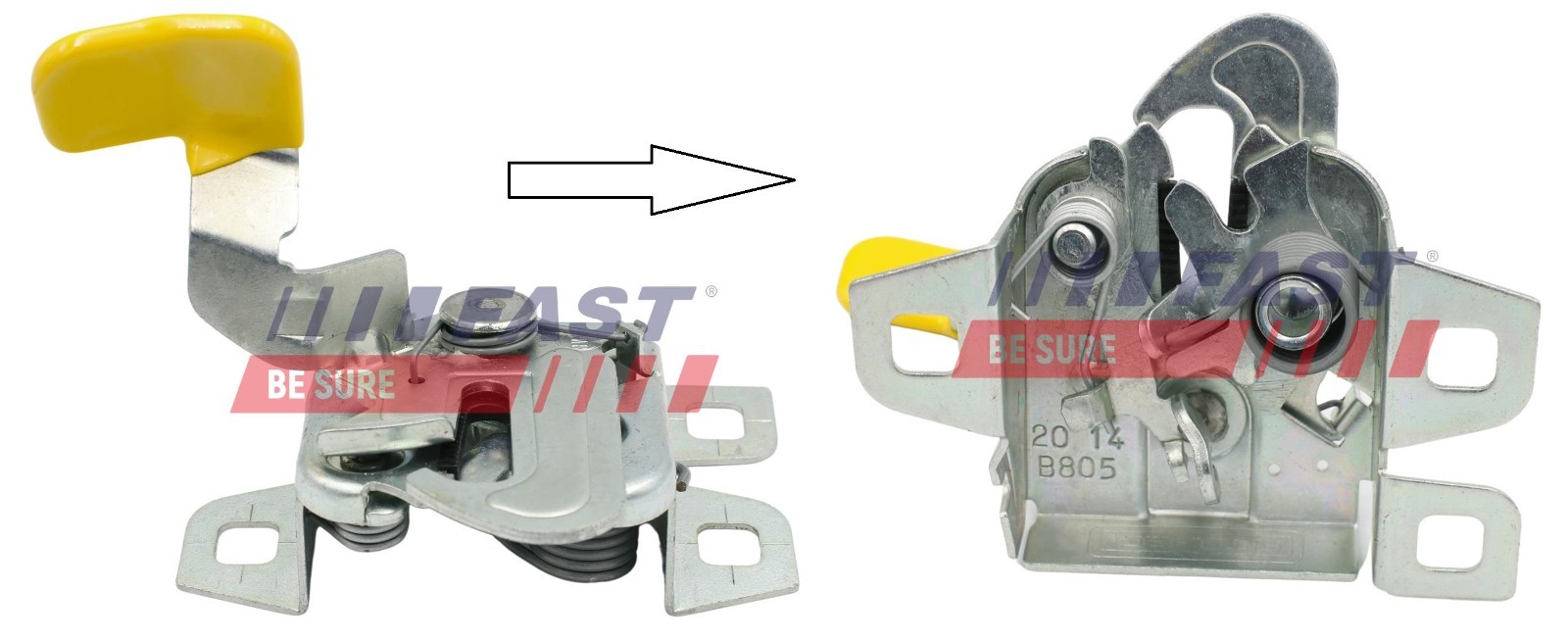 Gâche de serrure de capot moteur pour Jumper et Boxer après 2014 FT95806