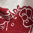 New Hello Kitty Red & White Reversible Christmas Feather Knit Throw Blanket — photo 7