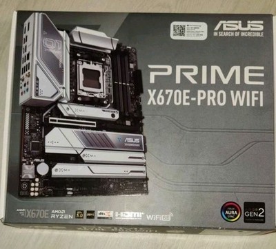 ASUS PRIME X670E-PRO WIFI Motherboard WiFi 6E Aura Sync PCIe 5.0 HDMI AMD