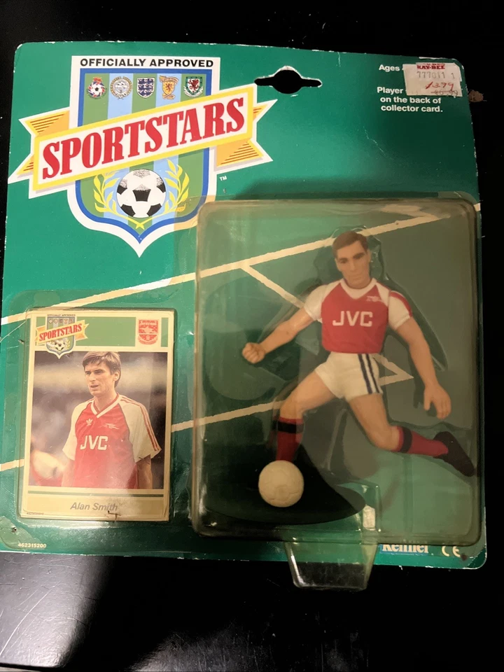 Lote de 2 Kenner Sportstars Football - Alan Smith Arsenal, Graeme Sharp Everton Foto 3 de 4