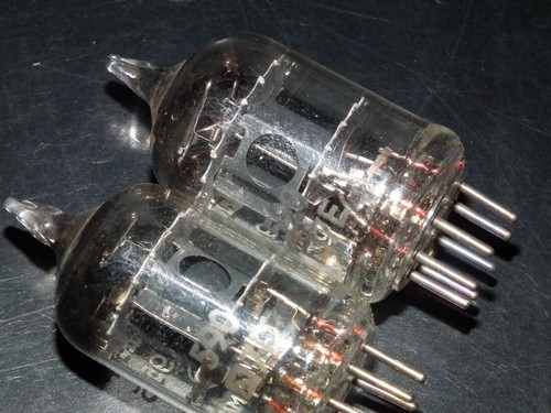 Matched Pair EF95 5654 6AK5W Mullard WHYTELEAFE Square Getter NOS Made in UK - Picture 24 of 24