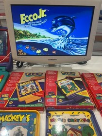 Sega Pico System Console with 9 Games Tested and Working