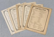 Jacques Bosch Guitar Sheet Music Lot 5 Classical Spanish Vtg Op 91 92 93 94 95