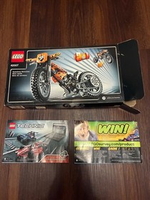Lego Moto Cross Bike Technic 42007 Complete Used Free Shipping