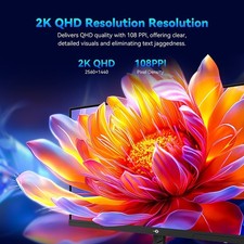 Titan P27GR 27inch Gaming Monitor,2K Gaming PC QHD 200Hz 1ms Computers Monitors 5