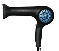 Bio Ionic Wisper  Light Hair Dryer  Pro-Dryer. Black. New. Quietest Dryer