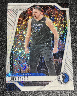 Luka Doncic 2024-25 Panini Prizm White Sparkle Prizm SSP