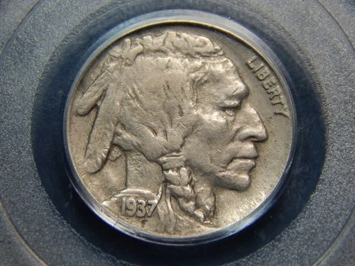 1937-D 5C Buffalo Nickel 3 Legs Legged XF-40 PCGS/CAC, Very Orignal Coin!