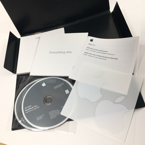 Apple Mac OS X 10.6.3 Install & Applications DVDs 13” MacBook Pro 2Z691-6623-A