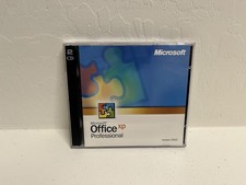 Microsoft Office XP Professional Version 2002 2-CD Set with Key Original Case